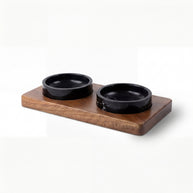 Wooden Bowl Base, Double