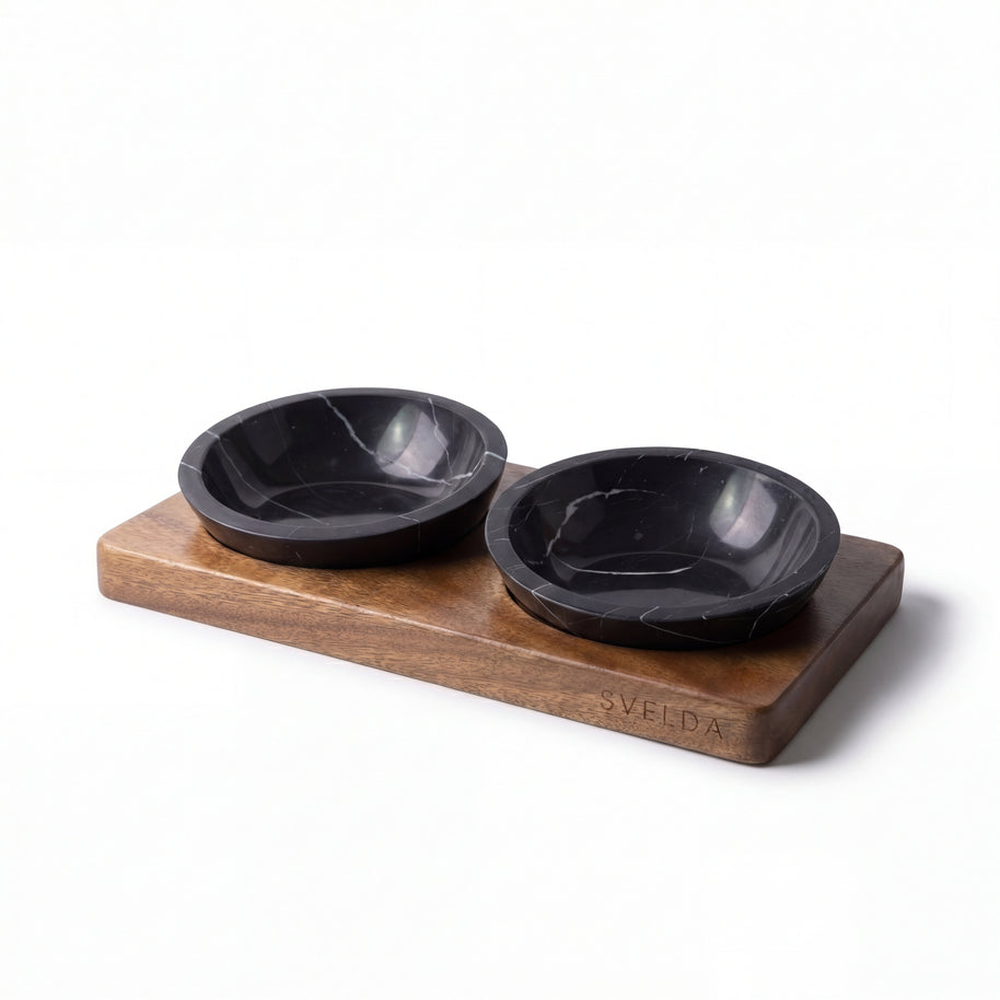 Wooden Bowl Base, Double