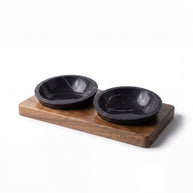 Wooden Bowl Base, Double