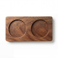 Wooden Bowl Base, Double
