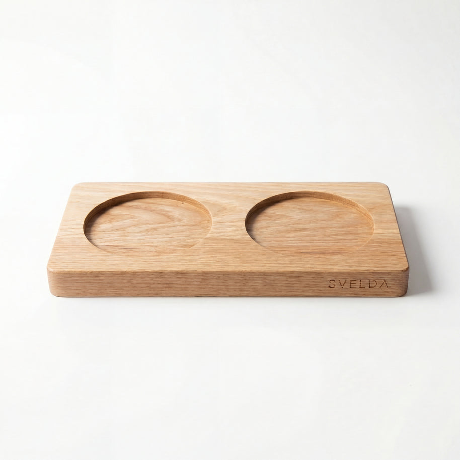 Wooden Bowl Base, Double