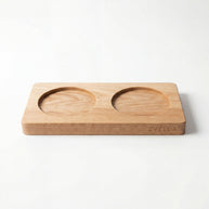 Wooden Bowl Base, Double