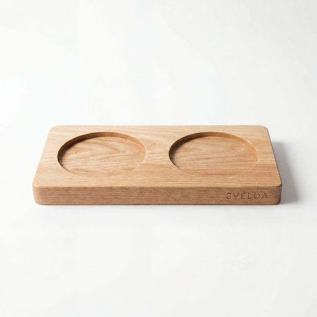 Wooden Bowl Base, Double